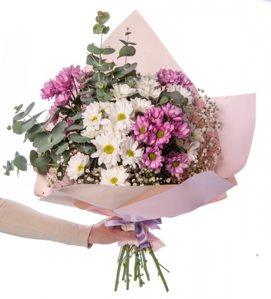 RENKLİ PAPATYA BUKETİ